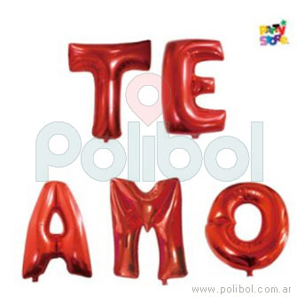 Globos TE AMO rojo